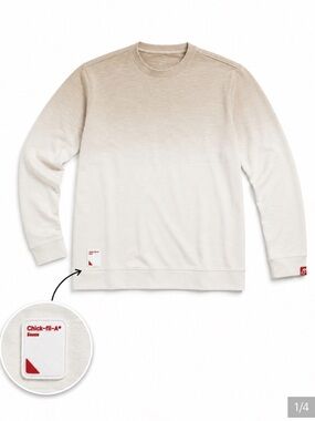 Chick-fil-A Authentic Sauce
Ombré Crewneck Sweatshirt in
Original Cream size M